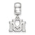 University of Montana Xs Charm Dangle Bead Charm in Sterling Silver