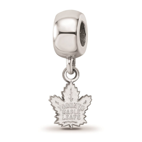 Sterling Silver NHL LogoArt Toronto Maple Leafs Xs Dangle Bead Charm