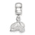 NHL Colorado Avalanche Xs Charm Dangle Bead Charm in Sterling Silver