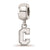 Sterling Silver LogoArt College Of Charleston Xs Dangle Bead Charm