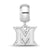 Miami University Xs Charm Dangle Bead Charm in Sterling Silver