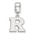 Rutgers Small Charm Dangle Bead in Sterling Silver