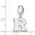 Rutgers Small Charm Dangle Bead in Sterling Silver