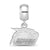 LogoGeorgia Southern University Xs Charm Bead Dangle Bead Charm in Sterling Silver