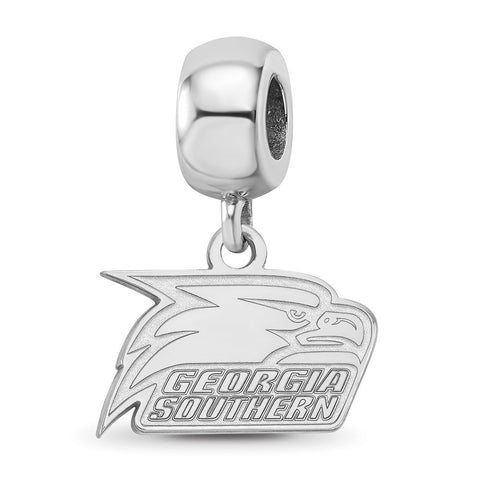 Sterling Silver LogoGeorgia Southern University Xs Bead Dangle Bead Charm