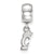 University of Cincinnati Xs Charm Dangle Bead Charm in Sterling Silver