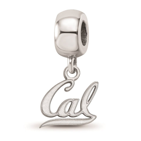 Sterling Silver LogoArt University of California Berkeley Xs Dangle Bead Ch