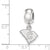 The Citadel Xs Charm Dangle Bead Charm in Sterling Silver