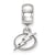 NHL Tampa Bay Lightning Xs Charm Dangle Bead Charm in Sterling Silver