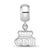 Logo Art Old Dominion University Xs Charm Dangle Bead Charm in Sterling Silver