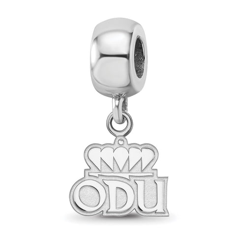 Sterling Silver Logo Art Old Dominion University Xs Dangle Bead Charm