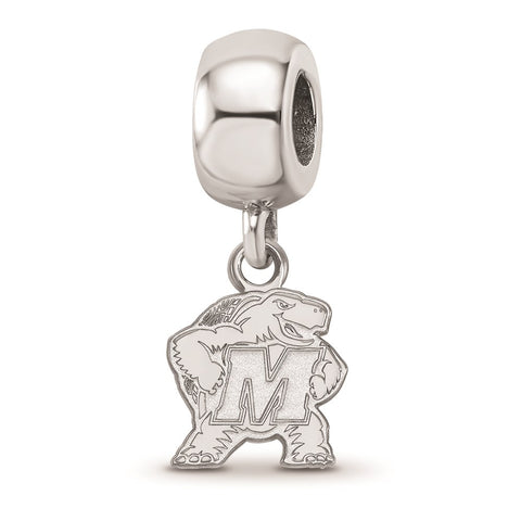 Sterling Silver LogoArt Maryland Xs Dangle Bead Charm