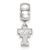 Texas Tech University Xs Charm Dangle Bead Charm in Sterling Silver