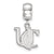 University of Cincinnati Small Charm Dangle Bead Charm Charm Bead in Sterling Silver