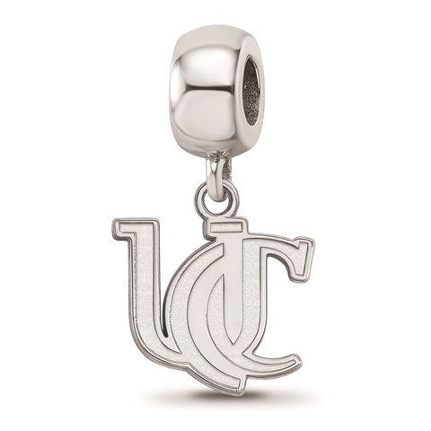 Sterling Silver LogoArt University of Cincinnati Small Dangle Bead Charm Bead