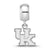 University of Kentucky Xs Charm Dangle Bead Charm in Sterling Silver