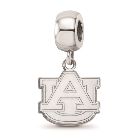 Sterling Silver LogoArt Auburn University Small Dangle Bead