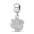 Clemson University Small Charm Dangle Bead in Sterling Silver