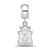 Marshall University Small Charm Dangle Bead in Sterling Silver