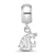 Washington State University Charm Dangle Bead Charm Charm Bead in Sterling Silver