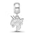 LogoGeorgia Institute Of Tech Small Charm Dangle Bead in Sterling Silver