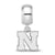 University of Nebraska Xs Charm Bead in Sterling Silver