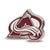 Sterling Silver LogoArt Colorado Avalanche A Enameled Bead