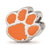 Sterling Silver LogoArt Clemson University Paw Print Enameled Logo Bead