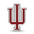 Indiana University Block Iu Enameled Logo Charm Bead in Sterling Silver