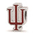 Sterling Silver LogoArt Indiana University Block Iu Enameled Logo Bead