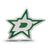 Dallas Stars D On Star Enameled Charm Bead in Sterling Silver