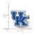 The University of Kentucky Uk Enameled Logo Charm Bead in Sterling Silver