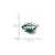 NHL Minnesota Wild Wild Head Enameled Logo Charm Bead in Sterling Silver