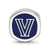 Villanova University 2-Sided Enameled Charm Bead in Sterling Silver