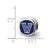 Villanova University 2-Sided Enameled Charm Bead in Sterling Silver