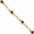 14K Yellow Gold Garnet Bracelet