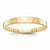 14k Yellow Gold 3mm Tapered Polished Wedding Band