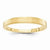 14k Yellow Gold 3mm Tapered Satin Wedding Band