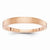 14k Rose-Gold 3mm Satin Tapered Wedding Band