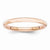 14k Rose Gold Polished 2mm Wedding Band