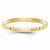 14k Yellow Gold 2mm Flat Satin Wedding Band