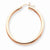 14k Rose Gold 3mm Hoop Earrings