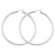 14k White Gold Hoop Earrings