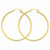 10k Yellow Gold Polished 2mm Round Hoop Earrings