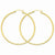 10k Yellow Gold Polished 2mm Round Hoop Earrings