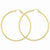 10k Yellow Gold Polished 2mm Round Hoop Earrings