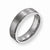 Titanium Beveled Edge 6mm Brushed and Polished Wedding Band