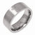 Titanium Flat Cross 8mm Satin Wedding Band