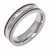 Titanium Enameled Concave 6mm Polished Wedding Band