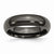 Black Titanium 6mm Polished Wedding Band